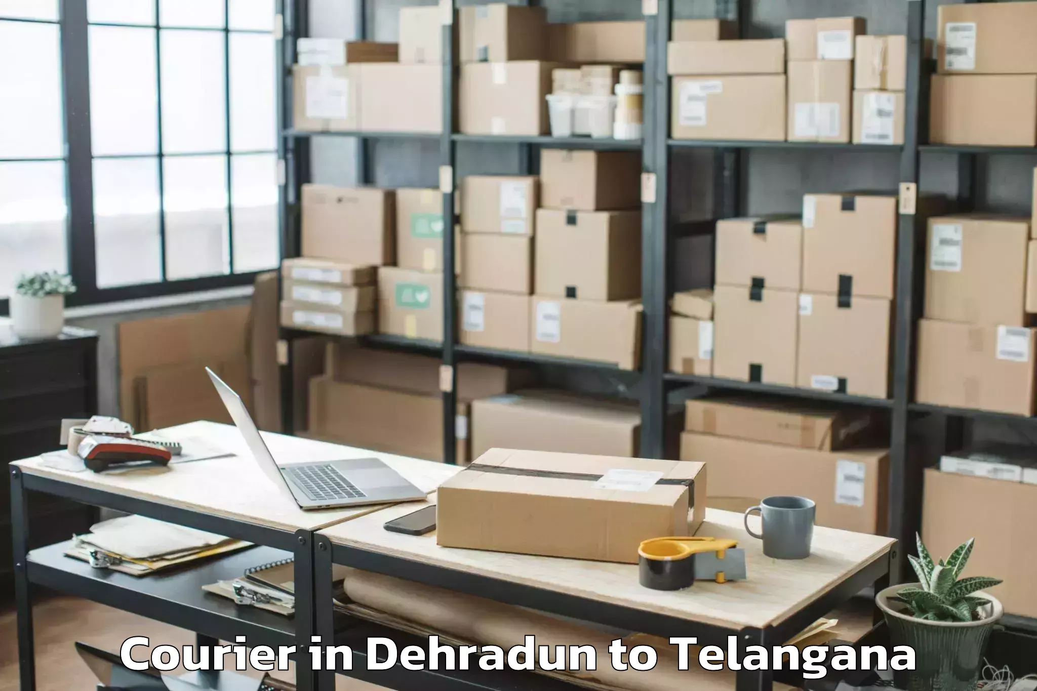 Professional Dehradun to Lingampet Courier